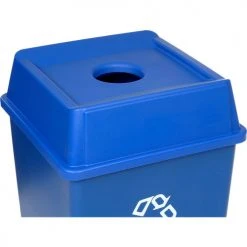 Rubbermaid® Recycling Can, 50 Gallon, Blue 15 Rubbermaid® Recycling Can, 50 Gallon, Blue -Cheap Trash & Recycling Store B56492 05 1