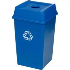 Rubbermaid® Recycling Can, 50 Gallon, Blue 16 Rubbermaid® Recycling Can, 50 Gallon, Blue -Cheap Trash & Recycling Store B56493 06