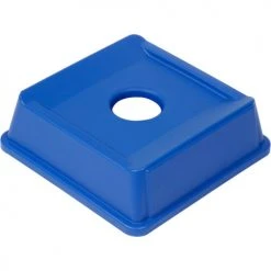 Rubbermaid® Square Bottle & Can Recycling Lid, Blue