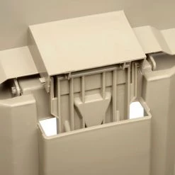 Safco® Plastic Step-On Receptacle- 23 Gallon Beige - 9923TN -Cheap Trash & Recycling Store B651500 06