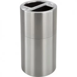 Safco® Stainless Steel Recycling Can, 30 Gallon