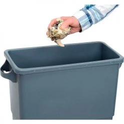 Impact Products Impact® Thin Bin™ Container - 23 Gallon, Gray, 7023-3 - Pkg Qty 4 -Cheap Trash & Recycling Store B793775 05