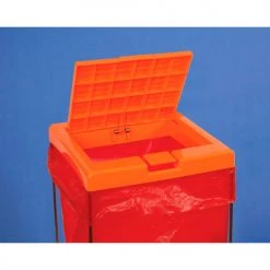 Bel-Art Clavies Orange Biohazard Bag Holder Cover for F13192-0002 and F13192-0003