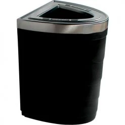 Busch Systems Evolve Ellipse Trash Can, 36 Gallon, Black -Cheap Trash & Recycling Store BUS 101245