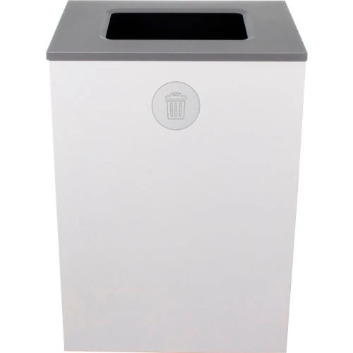 Busch Systems Spectrum Cube XL Trash Can, 32 Gallon, White 3 Busch Systems Spectrum Cube XL Trash Can, 32 Gallon, White - Image 3