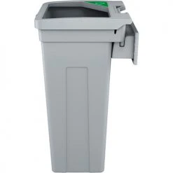 Busch Systems® Rise Single Paper Waste Container, 13-11/16"W x 12-7/8"D x 27-1/2"H, Gray 5 Busch Systems® Rise Single Paper Waste Container, 13-11/16"W x 12-7/8"D x 27-1/2"H, Gray -Cheap Trash & Recycling Store BUS 139671 3