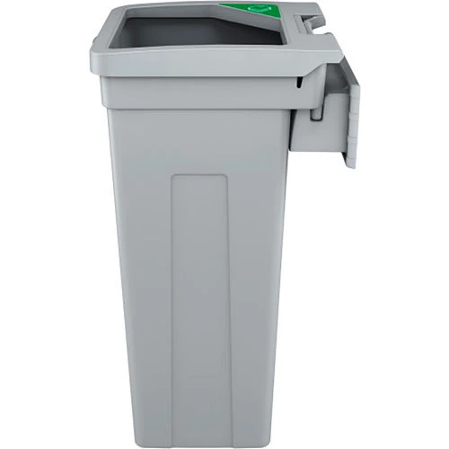 Busch Systems® Rise Single Paper Waste Container, 13-11/16"W x 12-7/8"D x 27-1/2"H, Gray 3 Busch Systems® Rise Single Paper Waste Container, 13-11/16"W x 12-7/8"D x 27-1/2"H, Gray - Image 3