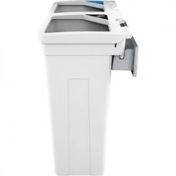 Busch Systems® Rise Mobius Loop Double Waste Container, 13-11/16"W x 12-7/8"D x 27-1/2"H, White - Pkg Qty 2 -Cheap Trash & Recycling Store BUS 139786 3
