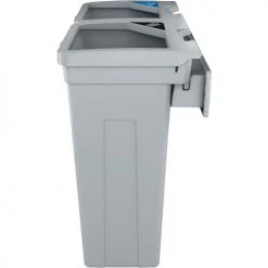 Busch Systems® Rise Cans & Bottles Double Waste Container, 13-11/16"Wx12-7/8"Dx27-1/2"H, Gray - Pkg Qty 2 5 Busch Systems® Rise Cans & Bottles Double Waste Container, 13-11/16"Wx12-7/8"Dx27-1/2"H, Gray - Pkg Qty 2 -Cheap Trash & Recycling Store BUS 139924 3