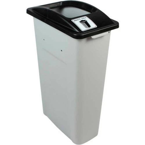 Busch Systems Waste Watcher Single - Waste Only, 23 Gallon, Gray/Black - 100928 2 Busch Systems Waste Watcher Single - Waste Only, 23 Gallon, Gray/Black - 100928 - Image 2