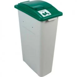 Busch Systems Waste Watcher Single - Organics Only, 23 Gallon, Gray/Green - 100941 -Cheap Trash & Recycling Store BUS 8105013 5