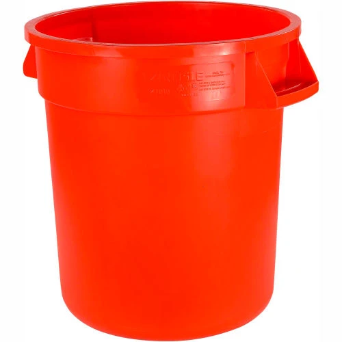 Carlisle Bronco 34104424 Waste Container 44 Gallon, Orange - 34104424 - Pkg Qty 3 1 Carlisle Bronco 34104424 Waste Container 44 Gallon, Orange - 34104424 - Pkg Qty 3