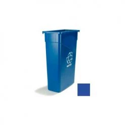 Carlisle TrimLine Recycling Can, 23 Gallon, Blue