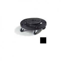 Carlisle Bronco Round Waste Container Dolly W/Replaceable Casters 20,32,44, 55 Gal-3691003 - Pkg Qty 2