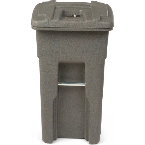 Toter Two Wheel Secure Document Cart With Barrel Lock, 32 Gallon - Graystone 2 Toter Two Wheel Secure Document Cart With Barrel Lock, 32 Gallon - Graystone - Image 2