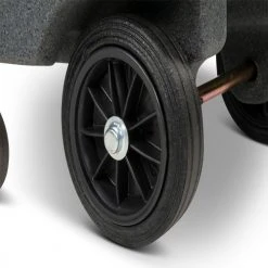 Toter Secure Document Cart With Barrel Lock and Casters, 32 Gallon - Graystone -Cheap Trash & Recycling Store CDC32 00GST 08