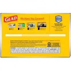 Glad® ForceFlex Tall Kitchen Drawstring Trash Bags - White, 13 Gal, 0.9 Mil, 100/Box - 70427 -Cheap Trash & Recycling Store CLO70427 07