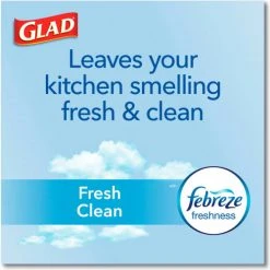 Glad® OdorShield Quick-Tie Small Trash Bags, 4 Gal, 0.5 mil, 8" x 18", White, 156/Case -Cheap Trash & Recycling Store CLO78812 03