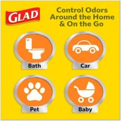 Glad® OdorShield Medium Quick-Tie Trash Bags, 8 Gal, 0.57 mil, 21.63" x 23", White, 156/Case -Cheap Trash & Recycling Store CLO78815CT 05