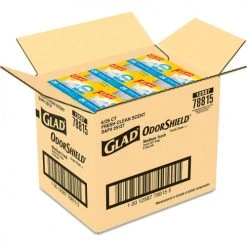 Glad® OdorShield Medium Quick-Tie Trash Bags, 8 Gal, 0.57 mil, 21.63" x 23", White, 156/Case -Cheap Trash & Recycling Store CLO78815CT 07