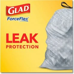 Glad® OdorShield Tall Kitchen Drawstring Bags, 13 Gal, 0.95 mil, Fresh Clean, White, 80/Box -Cheap Trash & Recycling Store CLO78899BX 11