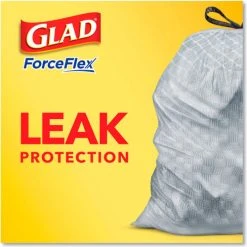 Glad® OdorShield Tall Kitchen Drawstring Bags, 13 Gal, 0.95 mil, Lavendar, White, 240/Case 24 Glad® OdorShield Tall Kitchen Drawstring Bags, 13 Gal, 0.95 mil, Lavendar, White, 240/Case -Cheap Trash & Recycling Store CLO78902 05