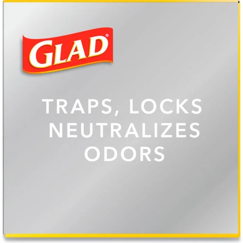 Glad® Tall Kitchen Drawstring Trash Bags, 13 Gal, 0.72 mil, 23.75" x 24.88", White, 240/Case 19 Glad® Tall Kitchen Drawstring Trash Bags, 13 Gal, 0.72 mil, 23.75" x 24.88", White, 240/Case - Image 19