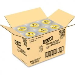 Glad® Tall Kitchen Drawstring Trash Bags, 13 Gal, 0.72 mil, 23.75" x 24.88", White, 240/Case 46 Glad® Tall Kitchen Drawstring Trash Bags, 13 Gal, 0.72 mil, 23.75" x 24.88", White, 240/Case -Cheap Trash & Recycling Store CLO79008 25