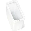 simplehuman® Slim Open Top Trash Can, 6-3/5 Gallon, White Steel - CW1492