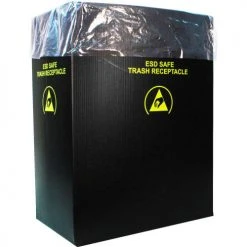 2.00 Mil Static Dissipative Trash Can Liner, 36 Gallon, Pink, Pkg. Qty. 50 - 37823 -Cheap Trash & Recycling Store DED 37823