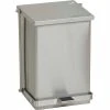 Detecto® Stainless Steel Step-On Can, 24 Quart