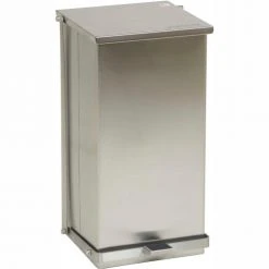 Detecto® Stainless Steel Step-On Can, 48 Quart