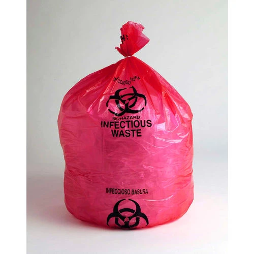 Linear Low Density Red Infectious Waste Liner, 1.5 mil, 30" x 36", Pkg Qty 80 2 Linear Low Density Red Infectious Waste Liner, 1.5 mil, 30" x 36", Pkg Qty 80 - Image 2