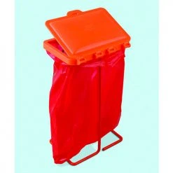 Bel-Art F13193-0500 Poxygrid Bench-Top Biohazard Bag Holder Kit, Includes 100 Bags 8 Bel-Art F13193-0500 Poxygrid Bench-Top Biohazard Bag Holder Kit, Includes 100 Bags -Cheap Trash & Recycling Store F13193 0500 2