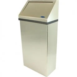 Frost Stainless Steel Wall Mount Trash Can W/Spring Load Lid, 11 Gallon -Cheap Trash & Recycling Store FPL 303 3NL