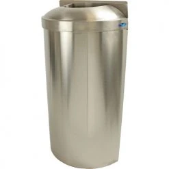 Frost Stainless Steel Wall Mount Open Top Trash Can, 16 Gallon 11 Frost Stainless Steel Wall Mount Open Top Trash Can, 16 Gallon -Cheap Trash & Recycling Store FPL 312S