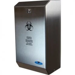 Frost Products 878 Biomedical Sharps & Bio-Hazard Disposal, Stainless Steel -Cheap Trash & Recycling Store FPL 878