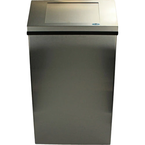 Frost Stainless Steel Wall Mount Jumbo Trash Can W/Spring Load Lid, 17 Gallon 3 Frost Stainless Steel Wall Mount Jumbo Trash Can W/Spring Load Lid, 17 Gallon - Image 3