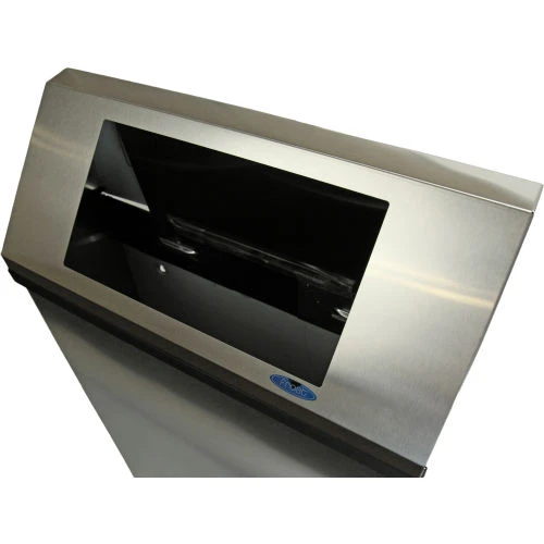 Frost Stainless Steel Wall Mount Jumbo Trash Can W/Spring Load Lid, 17 Gallon 2 Frost Stainless Steel Wall Mount Jumbo Trash Can W/Spring Load Lid, 17 Gallon - Image 2