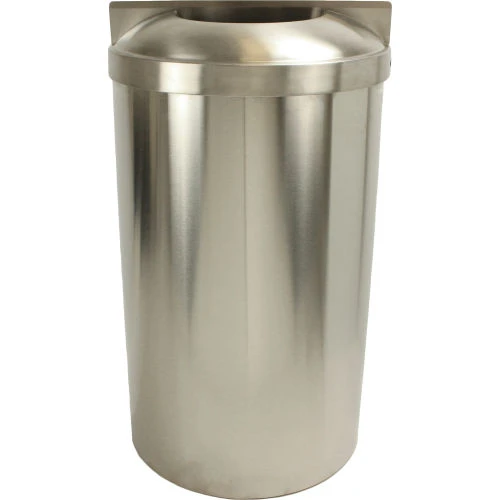 Frost Stainless Steel Wall Mount Open Top Trash Can, 16 Gallon 3 Frost Stainless Steel Wall Mount Open Top Trash Can, 16 Gallon - Image 3