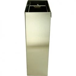 Frost Stainless Steel Wall Mount Trash Can, 11 Gallon -Cheap Trash & Recycling Store Frost code 326 side