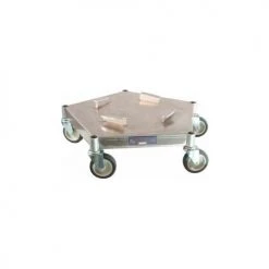 Prairie View D319P, Trash Can Keg Dolly, 19-1/2"W x 6-1/2"H