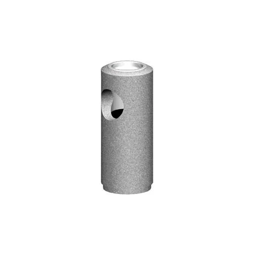 Petersen Manufacturing Petersen Concrete Round Cigarette Receptacle w/Aluminum Lid - 13-3/4" Dia. Gray - CSR-T-2 1 Petersen Manufacturing Petersen Concrete Round Cigarette Receptacle w/Aluminum Lid - 13-3/4" Dia. Gray - CSR-T-2