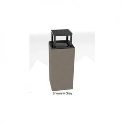 Petersen Manufacturing Petersen Square 14 Gallon Concrete Receptacle - Tan - TCS-14RB Sand Tan