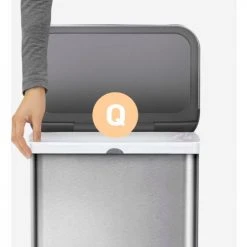 simplehuman® Trash Can Liner Code Q - 17 Gallon, 25.2 X 32.7, 1.18 Mil, White, Pack of 240 -Cheap Trash & Recycling Store Q 60pk CW0264 4