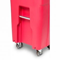 Toter 2-Wheel Medical Waste Cart w/Casters, 64 Gallon Red - RMC64-00RED -Cheap Trash & Recycling Store RMC64 Red 3