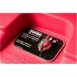 Toter 2-Wheel Medical Waste Cart, 64 Gallon Red - RMN64-00RED -Cheap Trash & Recycling Store RMN64 Red 10