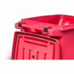 Toter 2-Wheel Medical Waste Cart, 64 Gallon Red - RMN64-00RED -Cheap Trash & Recycling Store RMN64 Red 8