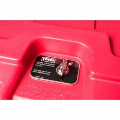 Toter 2-Wheel Medical Waste Cart, 96 Gallon Red - RMN96-00RED -Cheap Trash & Recycling Store RMN96 Red 13