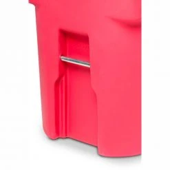 Toter 2-Wheel Medical Waste Cart, 96 Gallon Red - RMN96-00RED -Cheap Trash & Recycling Store RMN96 Red 3